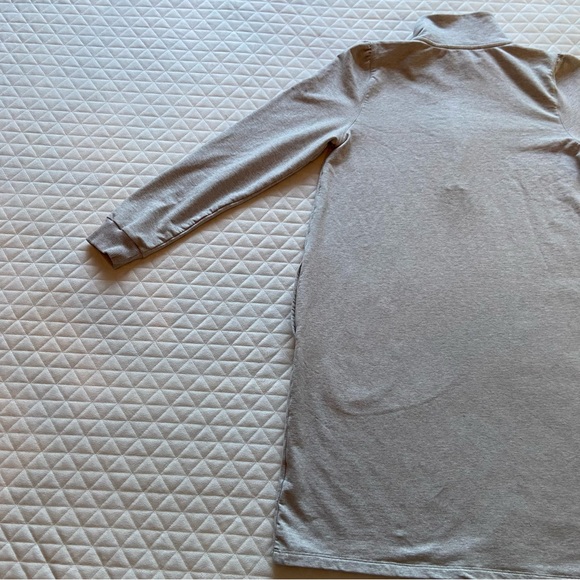 Garnet Hill Sweatshirt Dress Women’s Small Long Puff Sleeve Oversized W/ Pockets - Picture 9 of 16